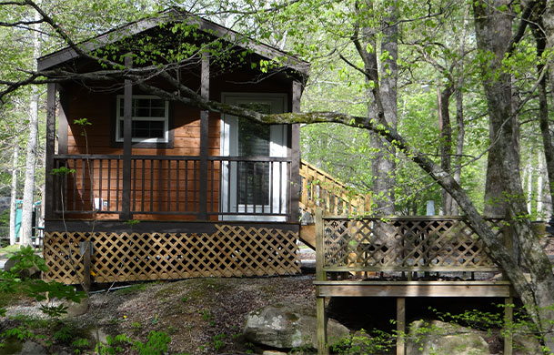 comfort cabin rental exterior
