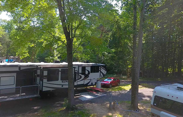 50 Amp W/E/S Preferred campsite