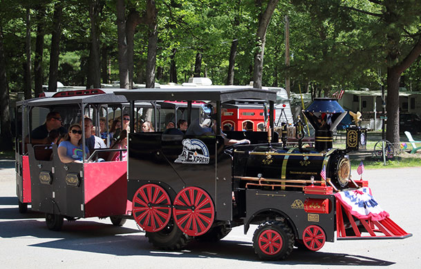 Adventure Bound Express Train at West Michigan